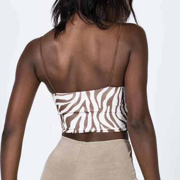 Princess Polly | Pandora Top Zebra - Picture 4 of 9